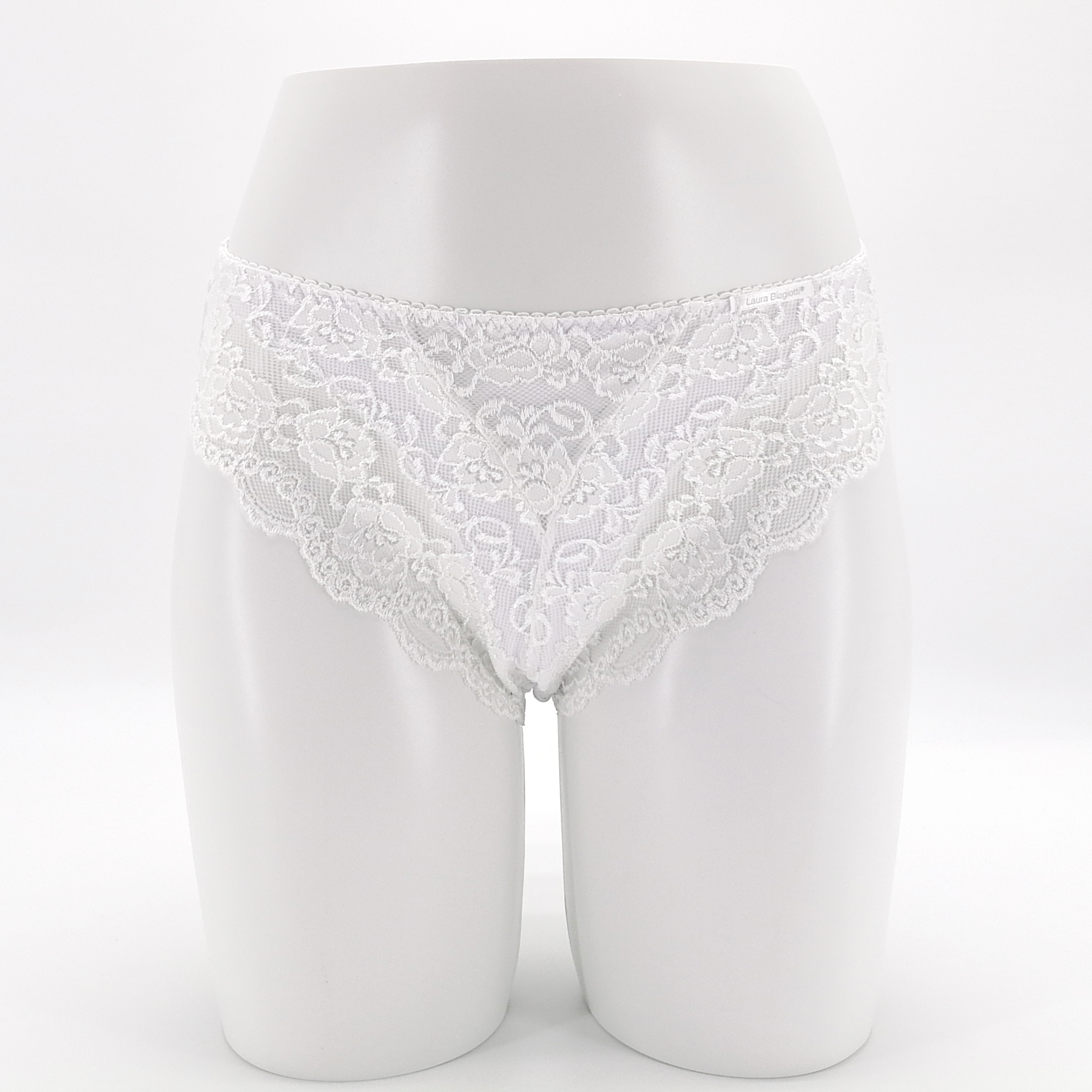 Lace Design Cotton Elastane Women Underwear High Waist