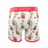 Christmas style customize print polyester men's boxers briefs underwear performance boxer