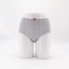 Personal Customize Flower Print Soft Cotton Ladies High Waist Underpants Lingerie