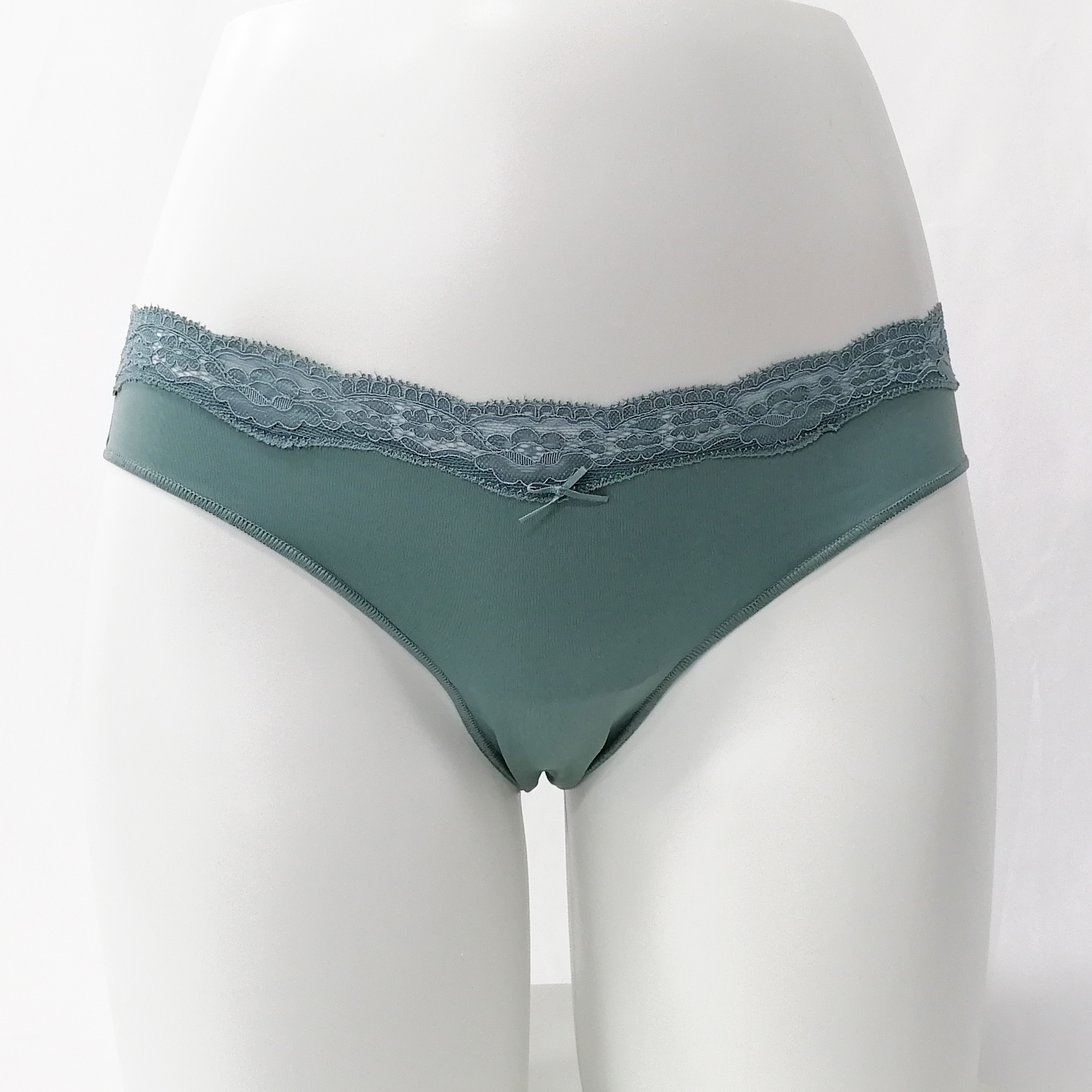 Customize Nylon Elastane Silk Fabric Ladies Underwear Lace Design