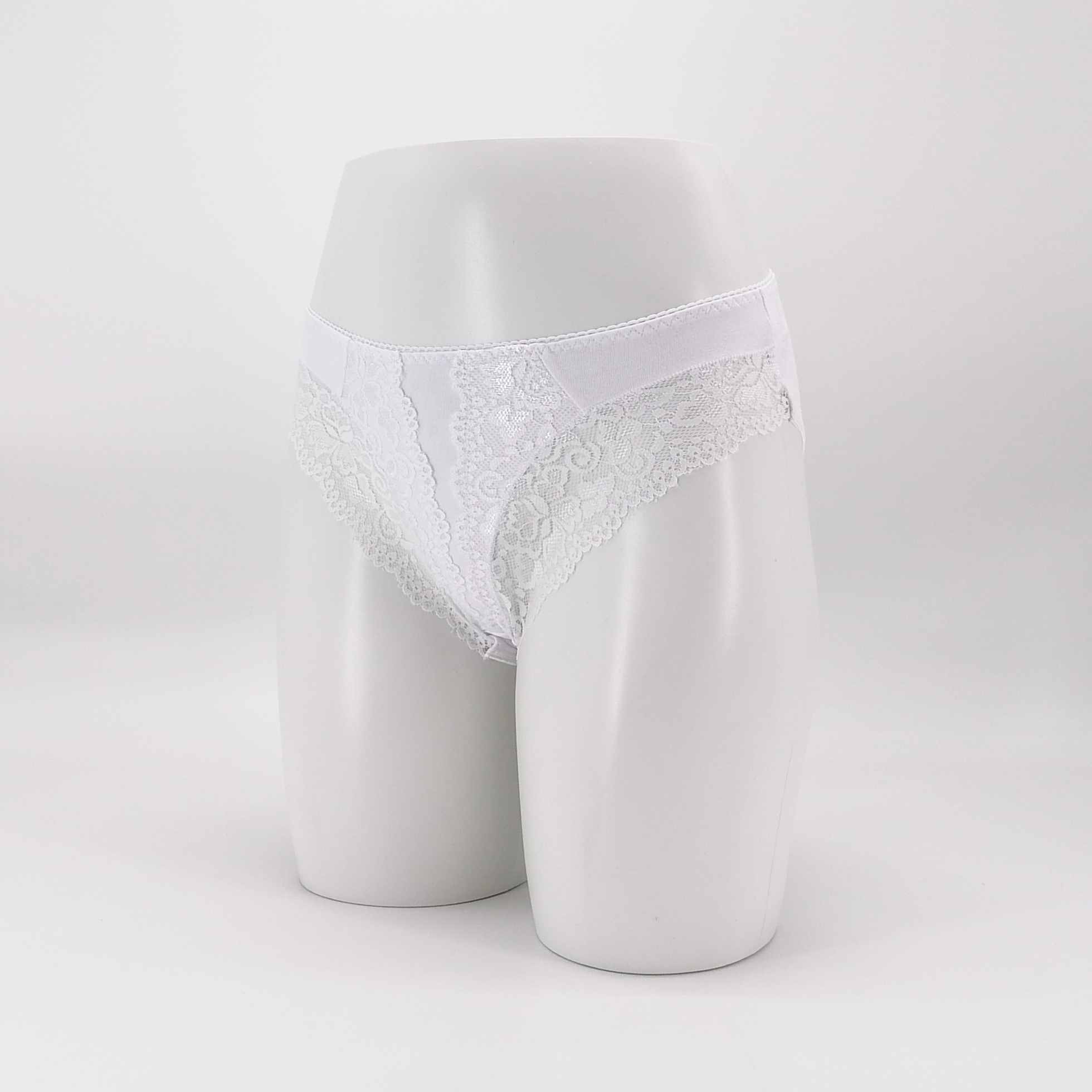 Customize Private Logo Cotton Spandex Sexy Lace Design Ladies High Waist Underwear