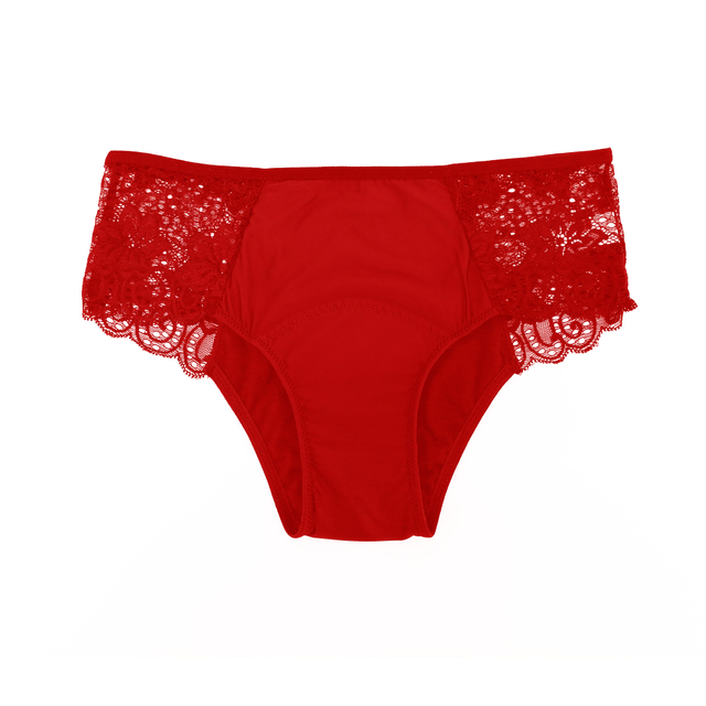 Menstrual Panties Nylon Leak Proof Period Panties Lace Design