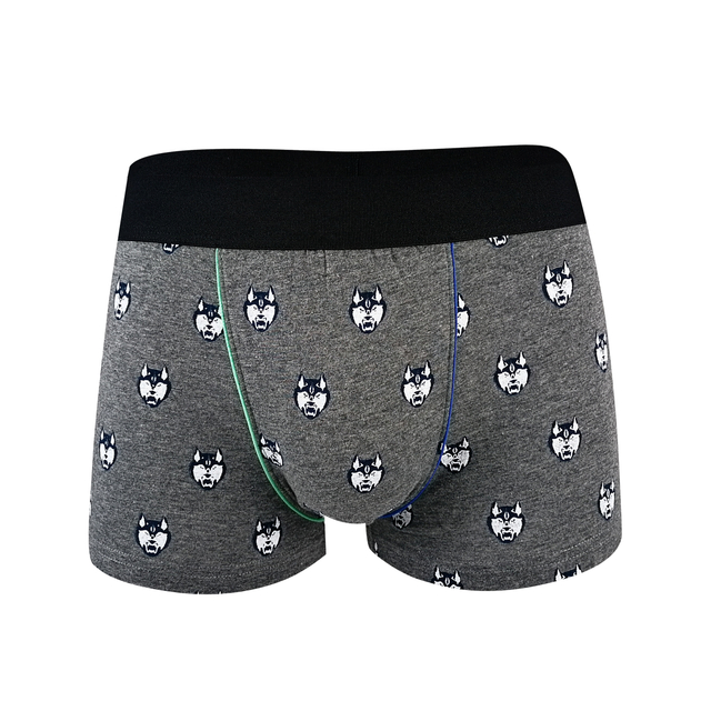 OEM ODM AOP Men's Cotton Stretch Boxer Brief Underwear