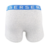 OEM ODM Men's Underwear Boxer Briefs Grey Melange Customize Color