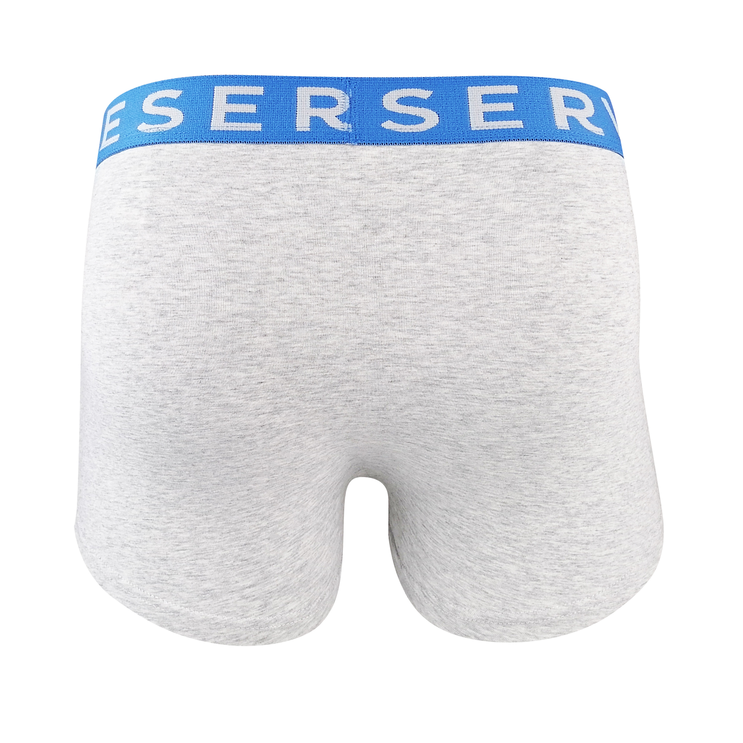 OEM ODM Men's Underwear Boxer Briefs Grey Melange Customize Color