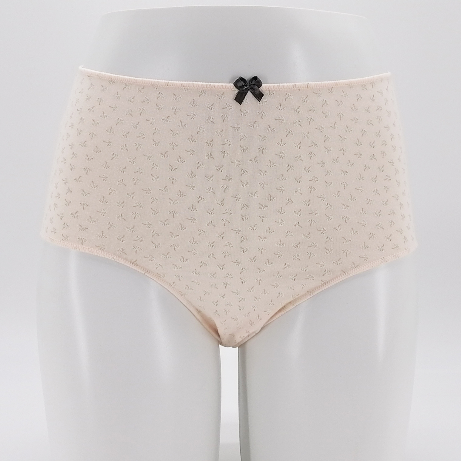 High Waist Women Panties Floral Pattern Print Cotton Lingerie