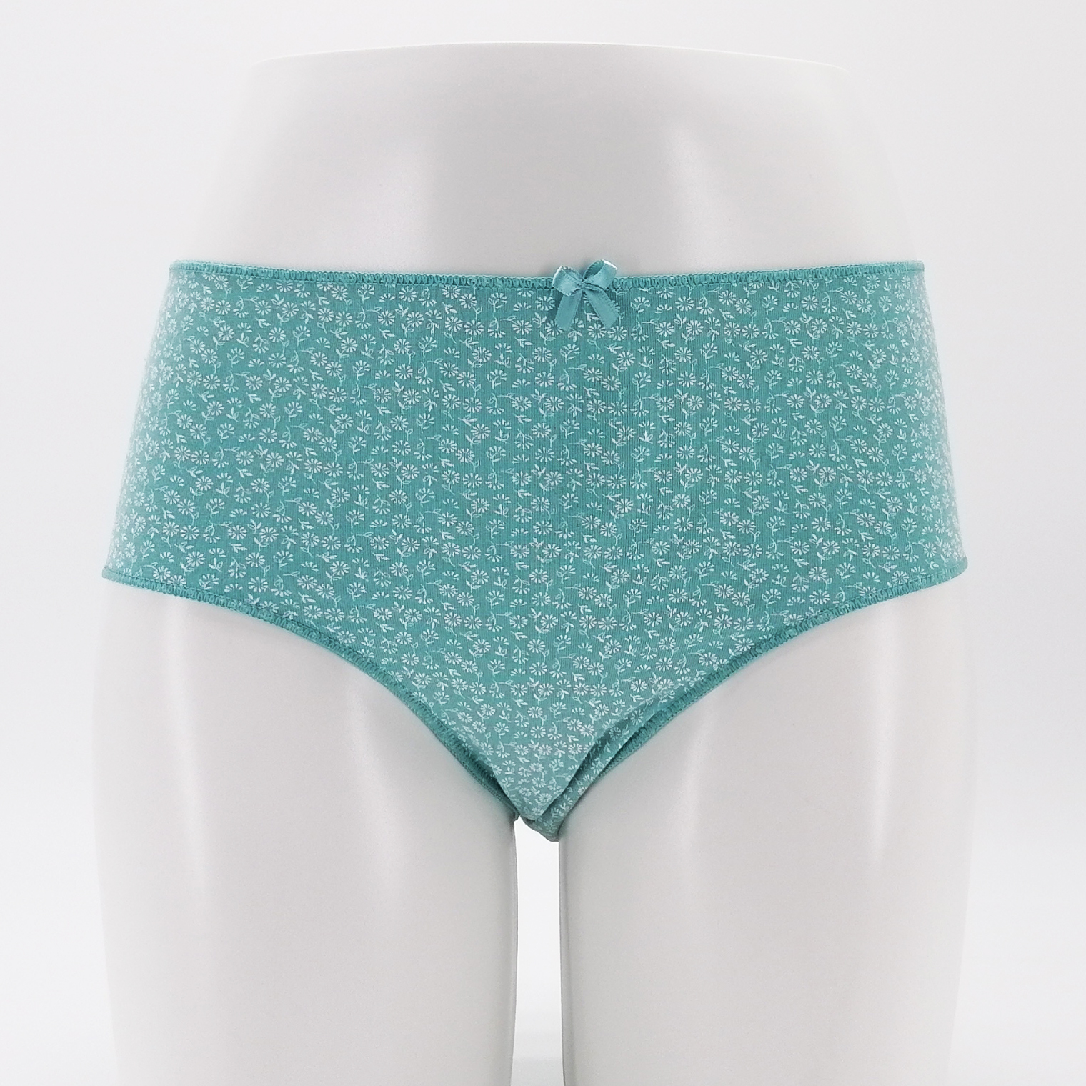Flower Pattern Low Price Full Print Cotton Women's Underwear CheekY OEM
