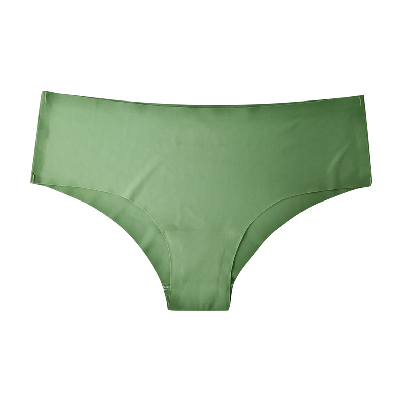 Customize Logo Seamless Women Bikini Panties Underwear Nylon Elastane