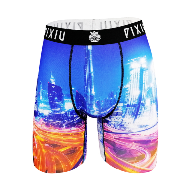 mens boxer briefs polyester stretch underwear for men OEM