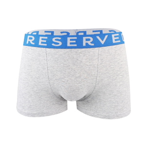OEM ODM Men's Underwear Boxer Briefs Grey Melange Customize Color