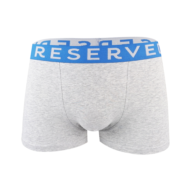 OEM ODM Men's Underwear Boxer Briefs Grey Melange Customize Color
