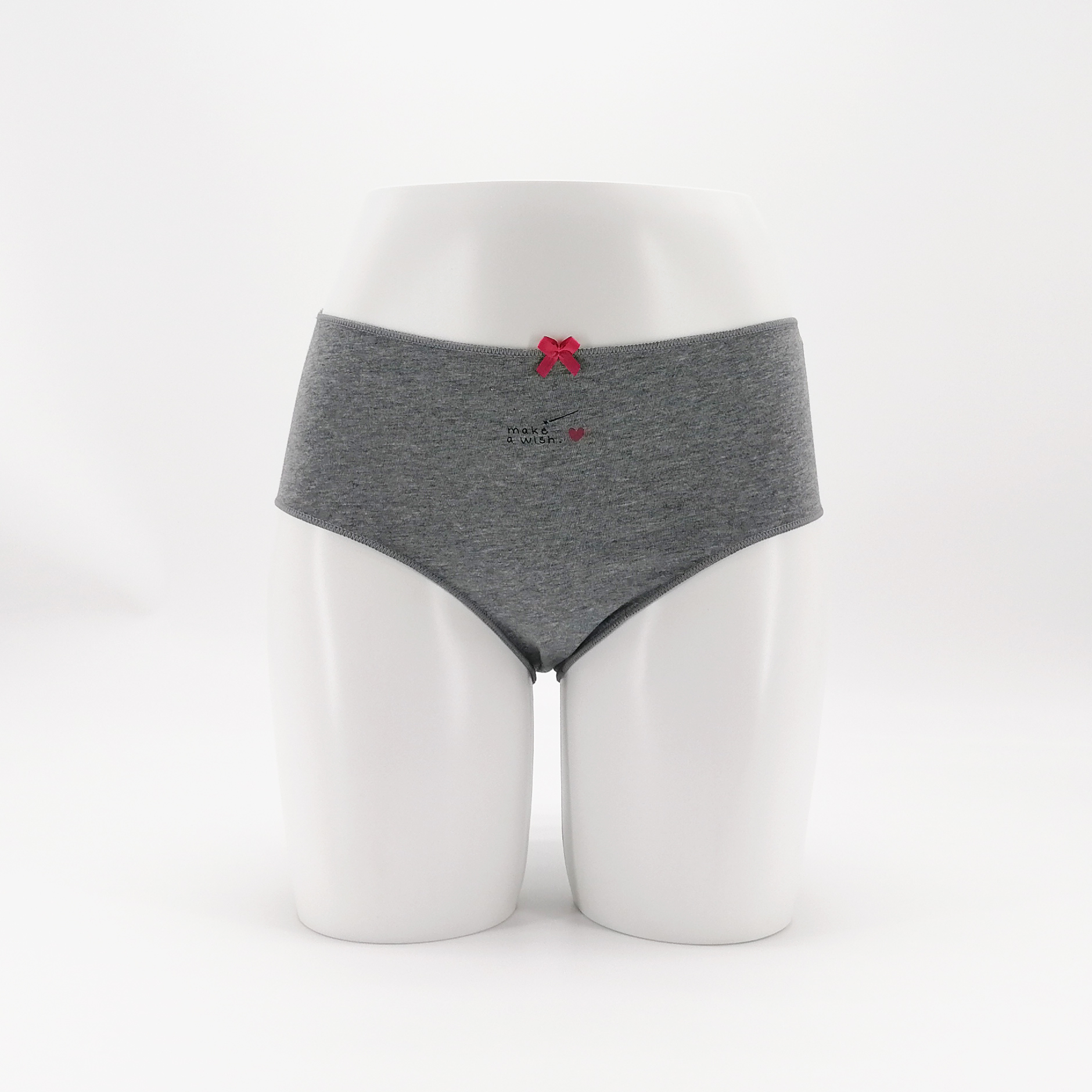 Customize Women High Rise Cotton Underwear Soft Full Briefs with Rose Print