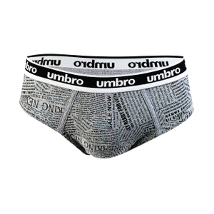 men briefs all over print comfort cotton spandex customize logo