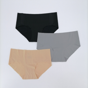Seamless Nylon Elastane Women Underwear OEM ODM 3 Packs Lingerie