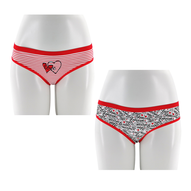 OEM ODM Valentine's Day Style Customize Personal Logo Women panties