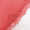 Rib Fabric Lace Design Customzie Multi Color Women Briefs