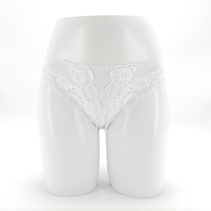 Lace Design Cotton Elastane Women Underwear High Waist