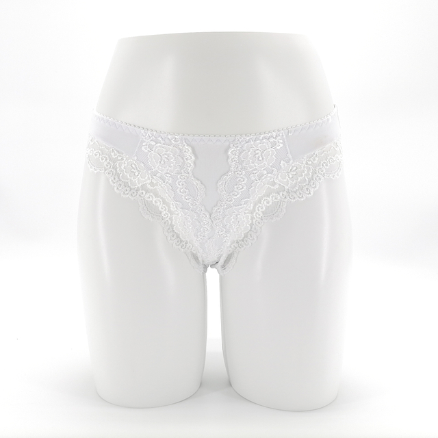 Lace Design Cotton Elastane Women Underwear High Waist