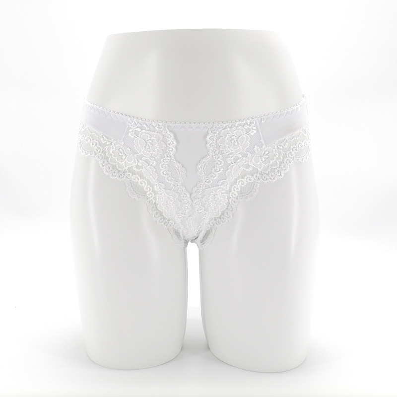 Lace Design Cotton Elastane Women Underwear High Waist