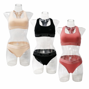 OEM Bra Sets Cotton Elastane Wireless without Cup 