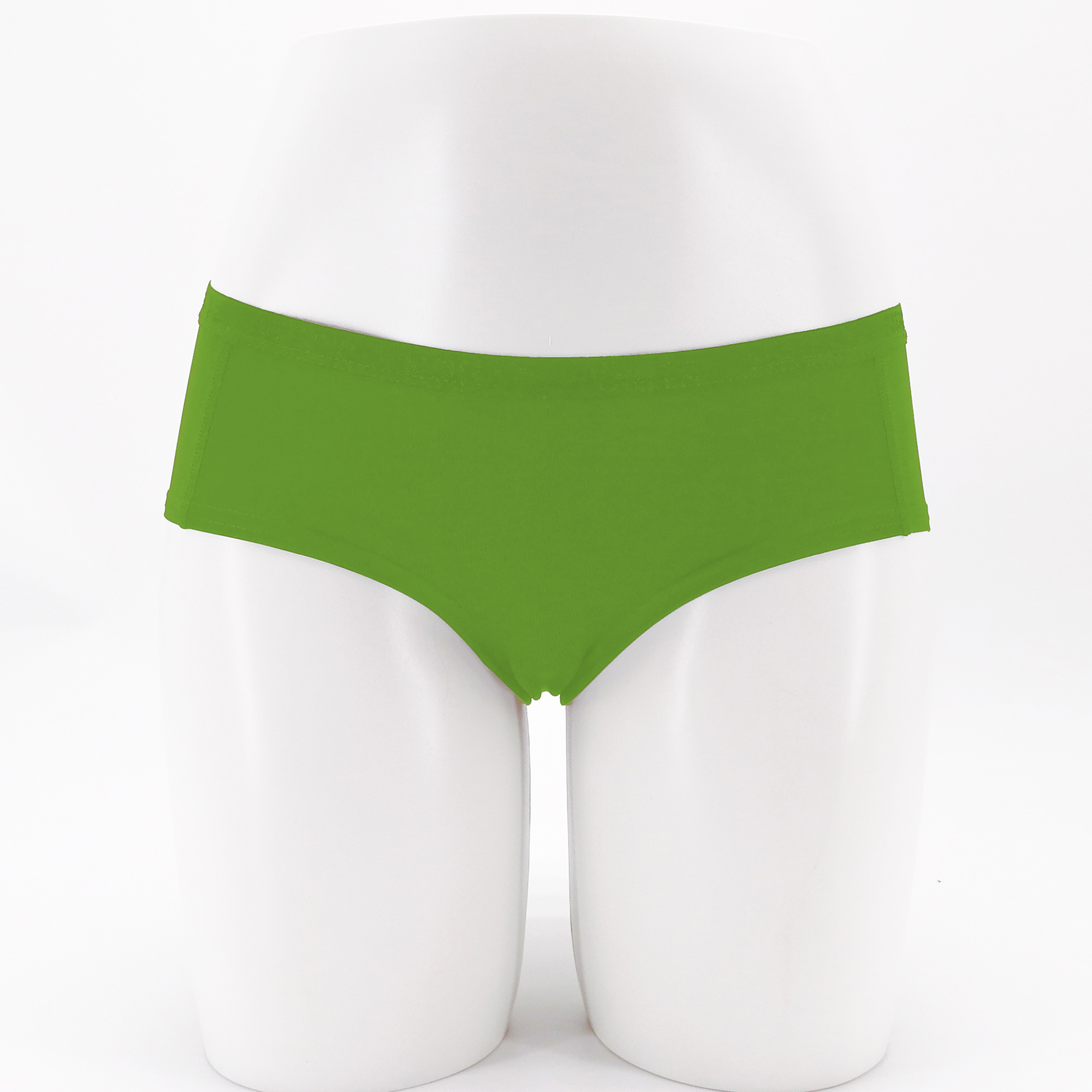 Customize Lace Waistband Elastic Plain Cotton Women Cheeky Underwear