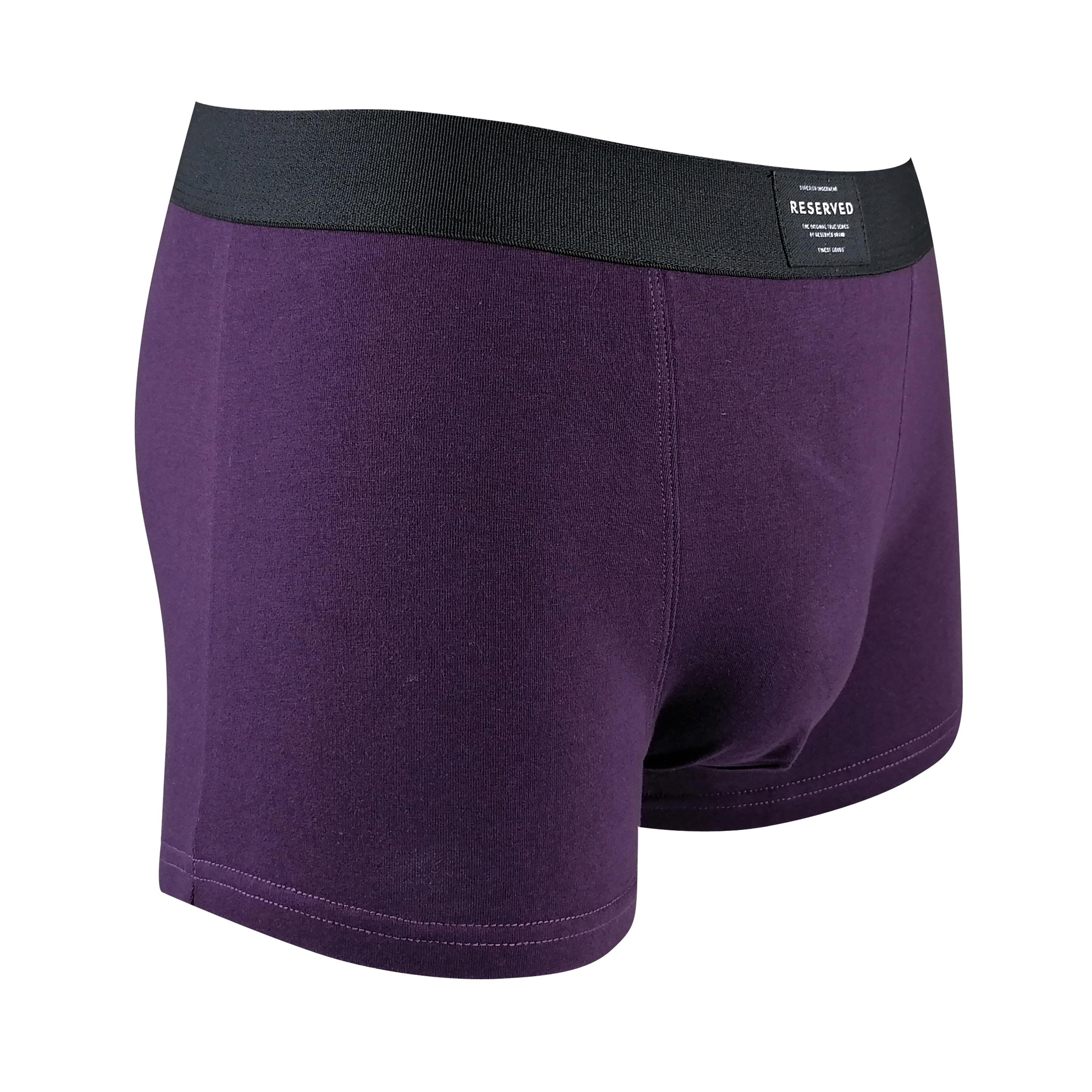 OEM ODM Men's Breathable Cotton Trunks Underwear Woven Label Customize Color