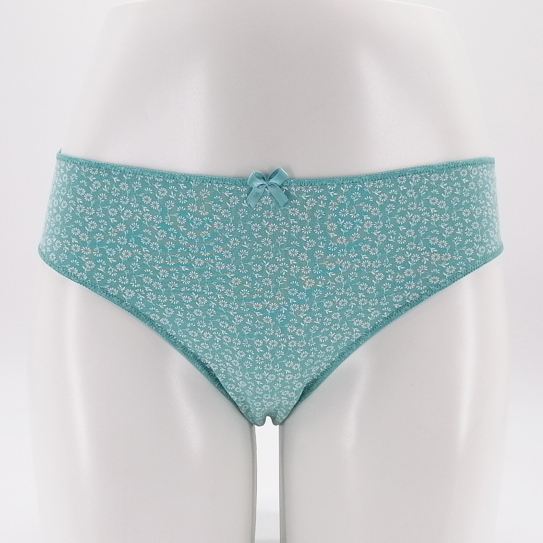 BIKINI Women Panties Floral Pattern Print Cotton Lingerie