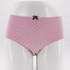High Waist Women Panties Flower Pattern Print Cotton Lingerie