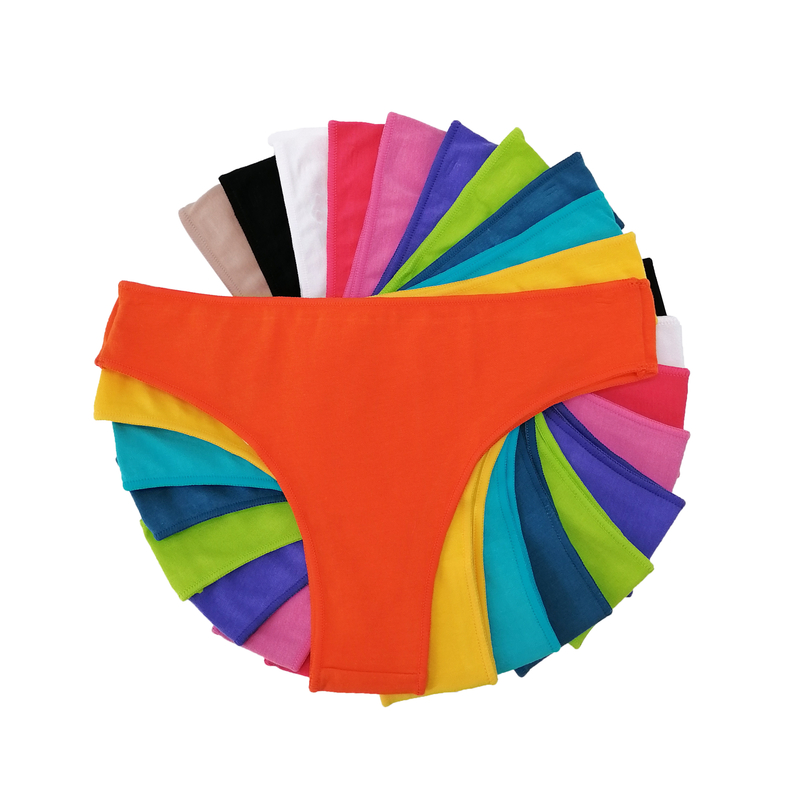 Multi Color Brazilian Women Lingerie Cotton Spandex OEM ODM