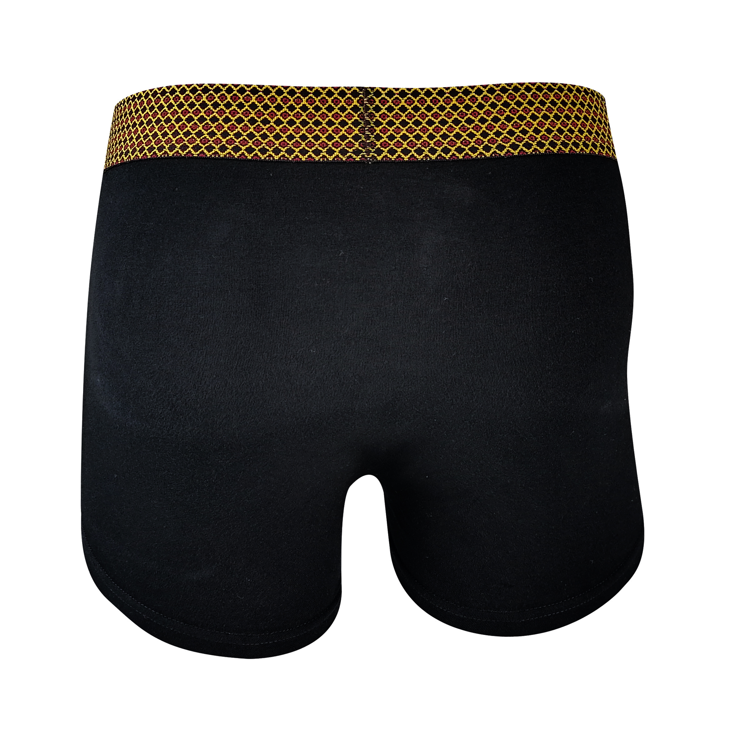 Men's stretch cotton trunk underwear customize logo fashion waistband