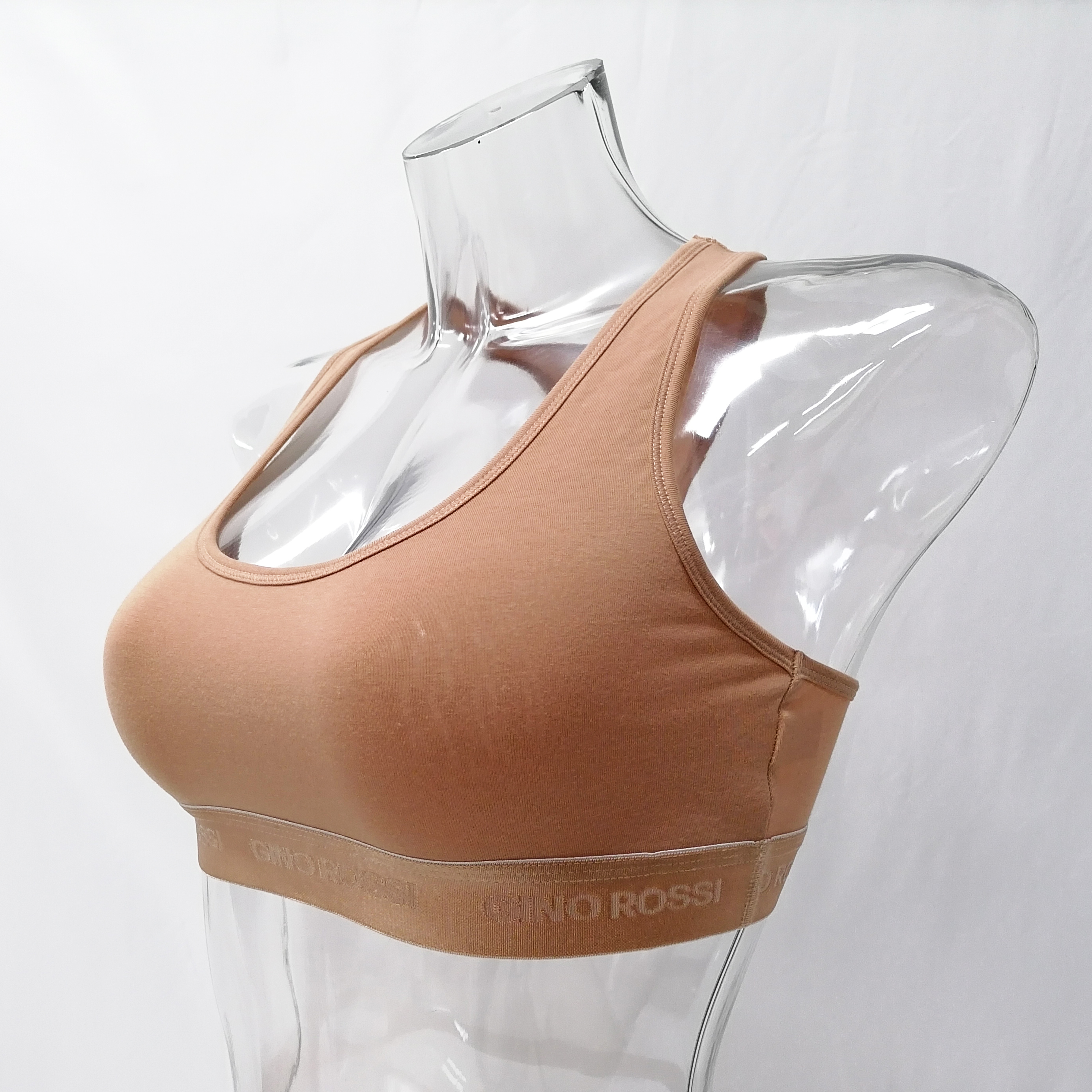 OEM Customize Logo Lingerie Bra Sports Underwear Cotton Fabric