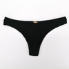 ladies thongs cotton elastane rib fabric sexy design