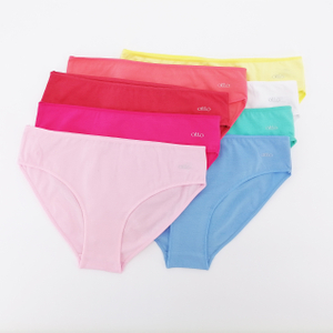 Ladies Bikini Cotton Spandex Customize Private Logo Underwear