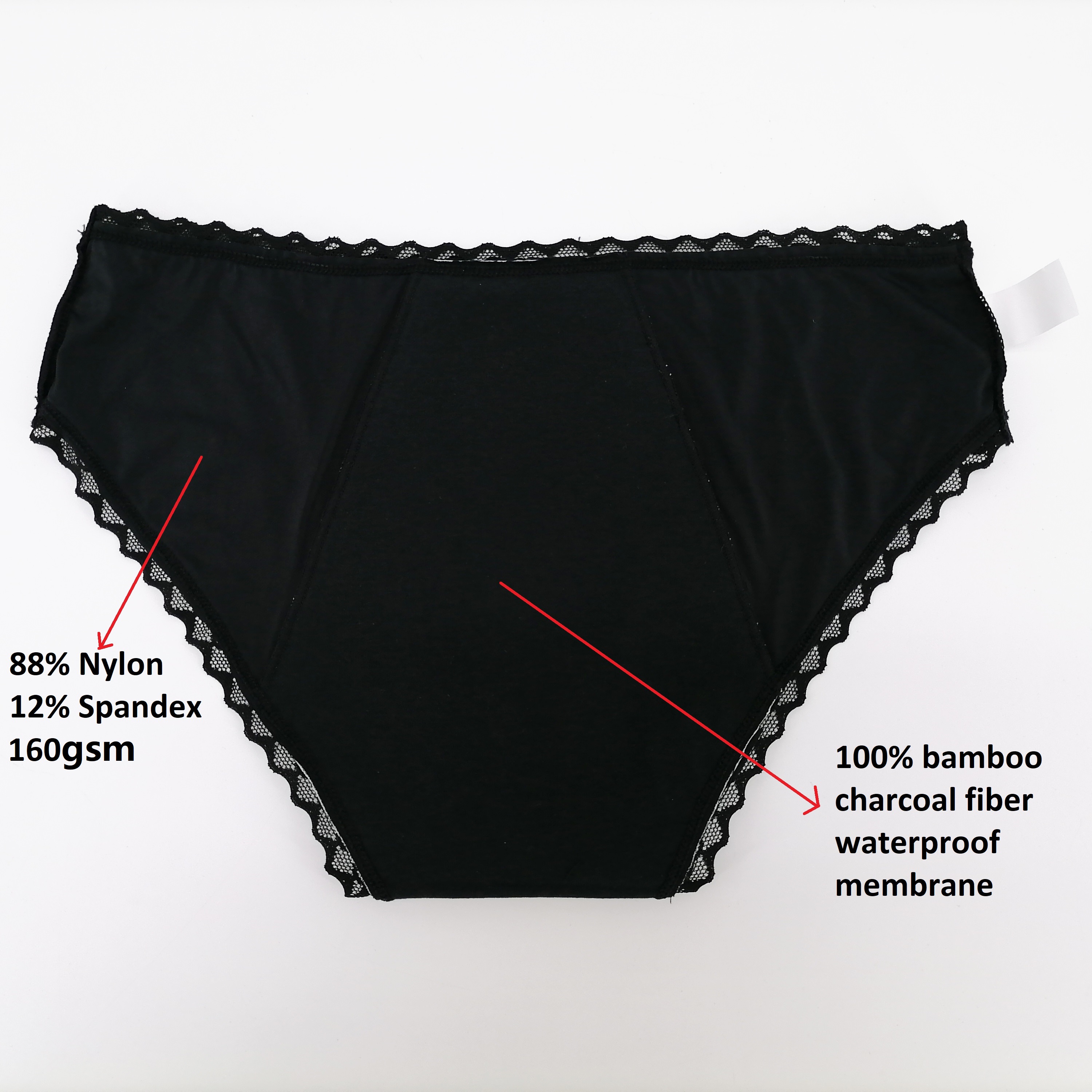 Factory Offer Menstrual Leak Proof Period Panties Underwear Nylon for Girls