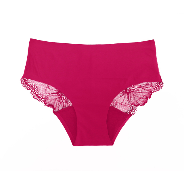 Women's Full Protection Period Panties Washable Incontinence Lace Underwear