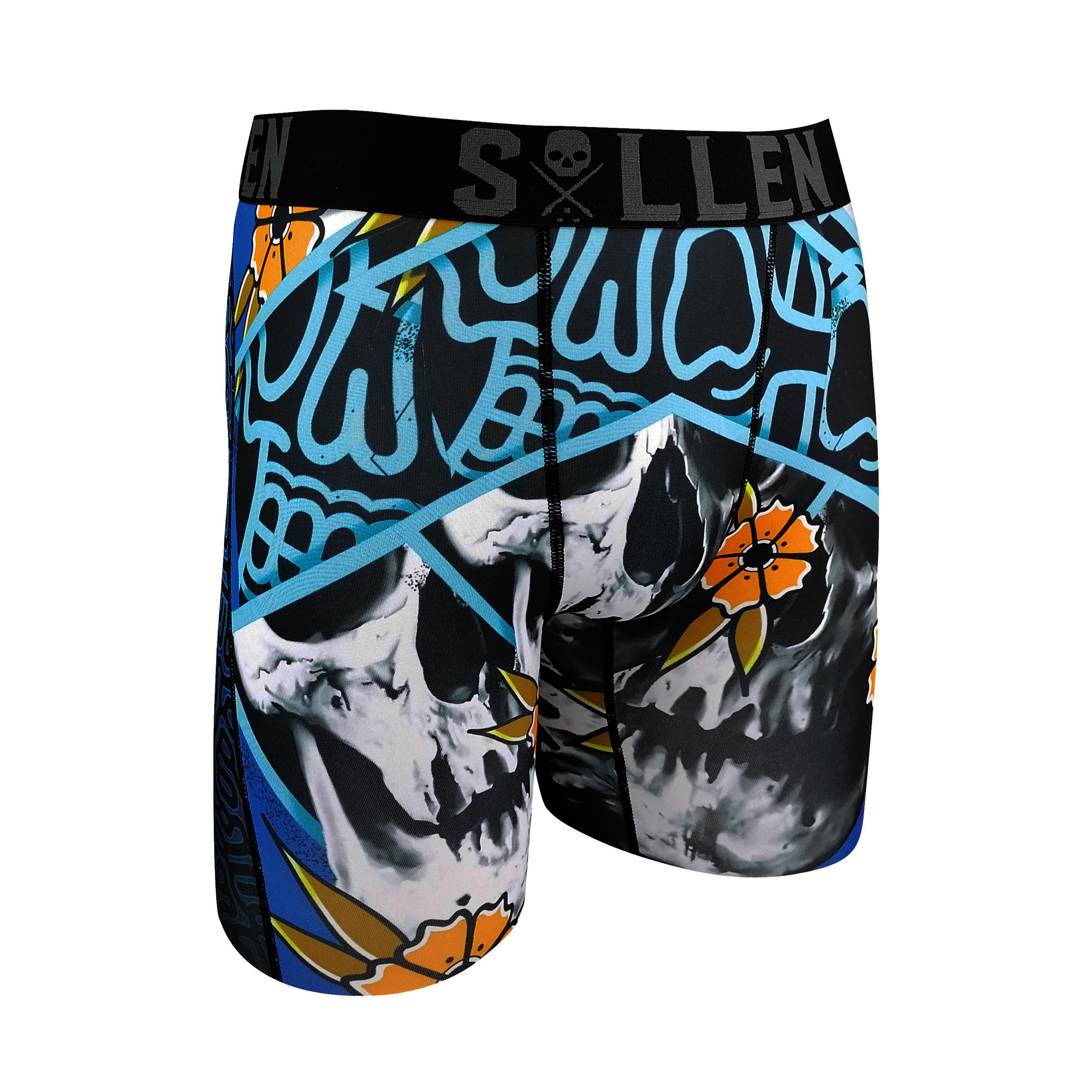 customize private logo print qiuck dry polyester men trunk uderwear