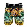 OEM ODM digital print polyester spandex fashion men trunk underwear