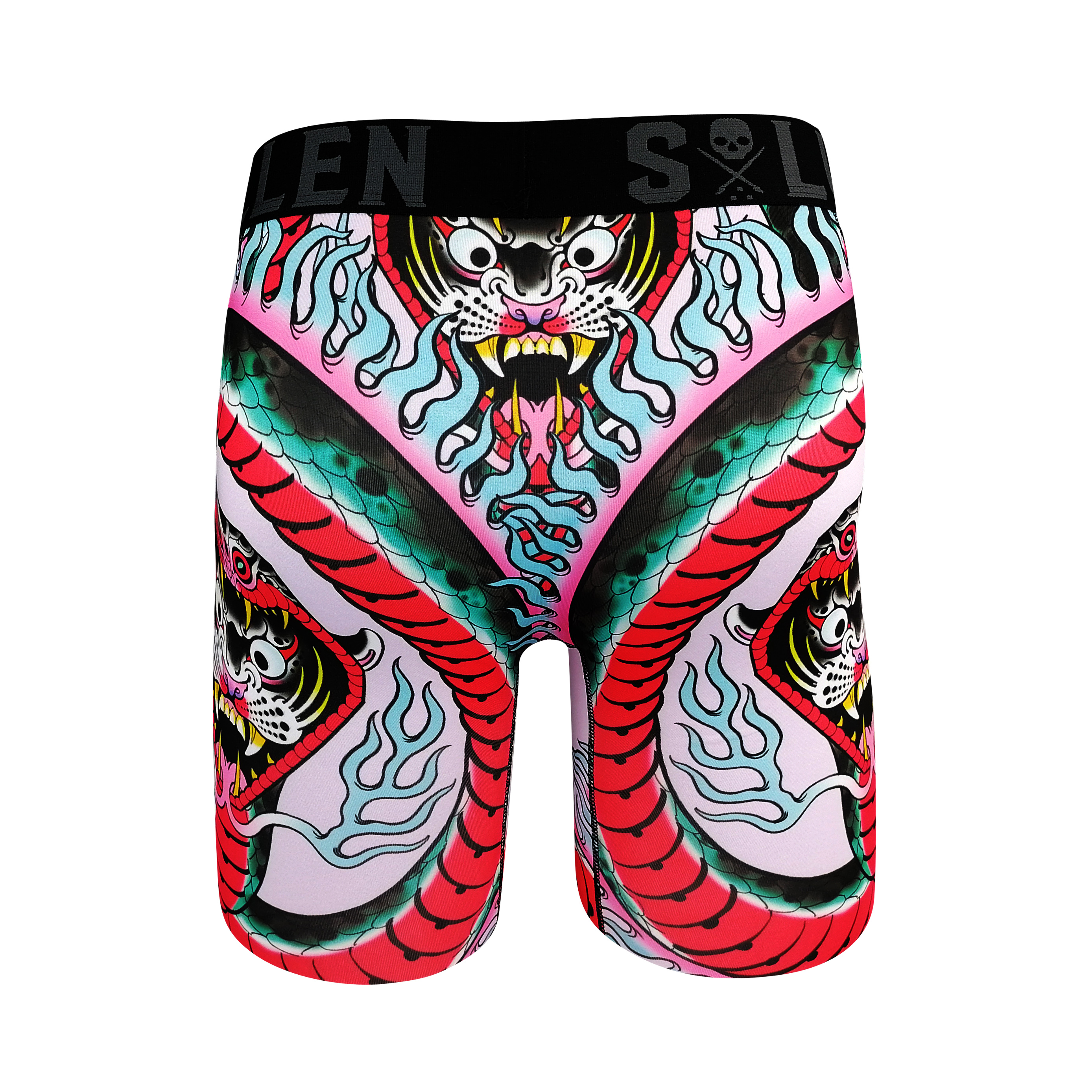 Mens Boxer Briefs Poly Spandex Performance Boxer Briefs