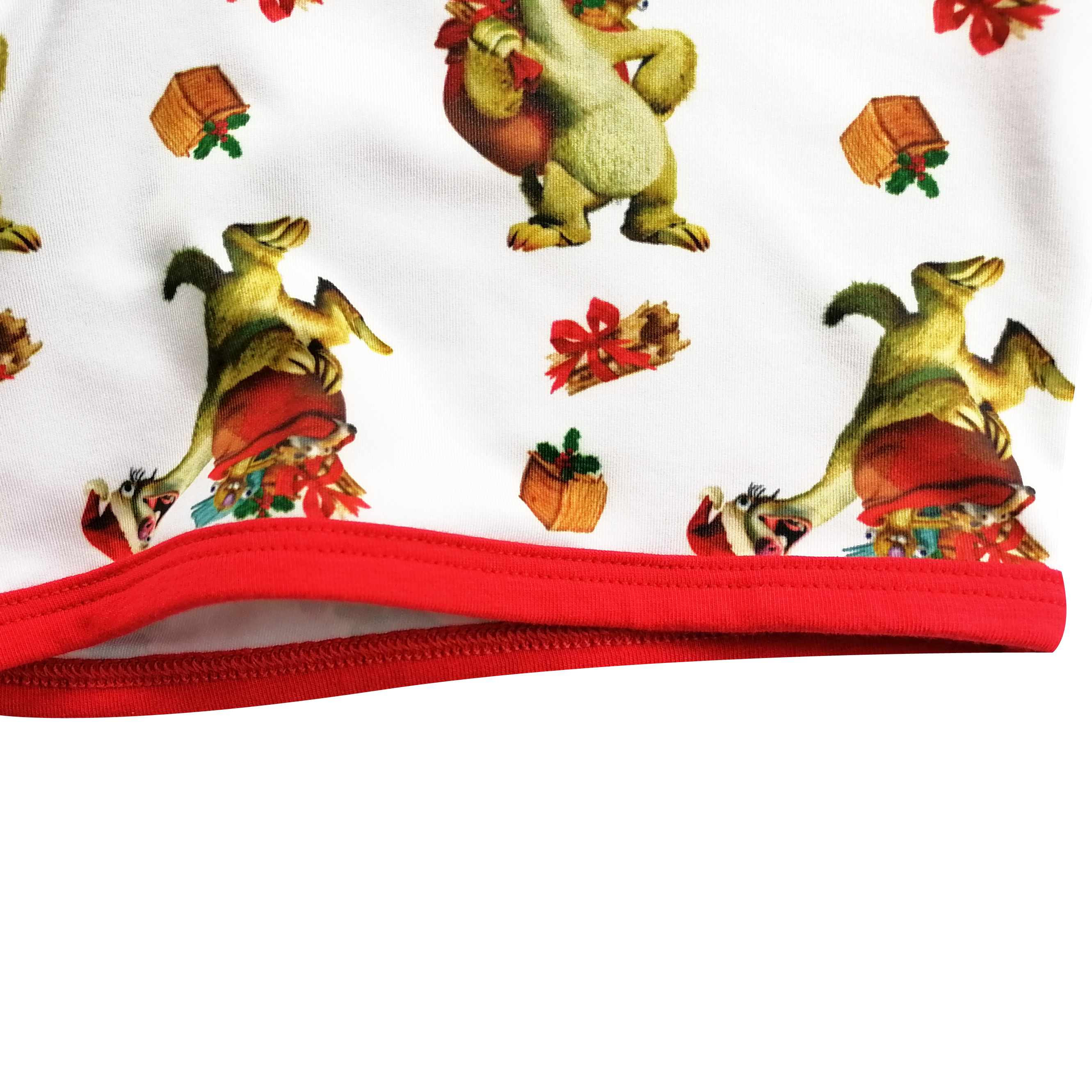 Christmas style customize print polyester men's boxers briefs underwear performance boxer