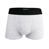 plain color high quality cotton fabric men boxers briefs customize private logo