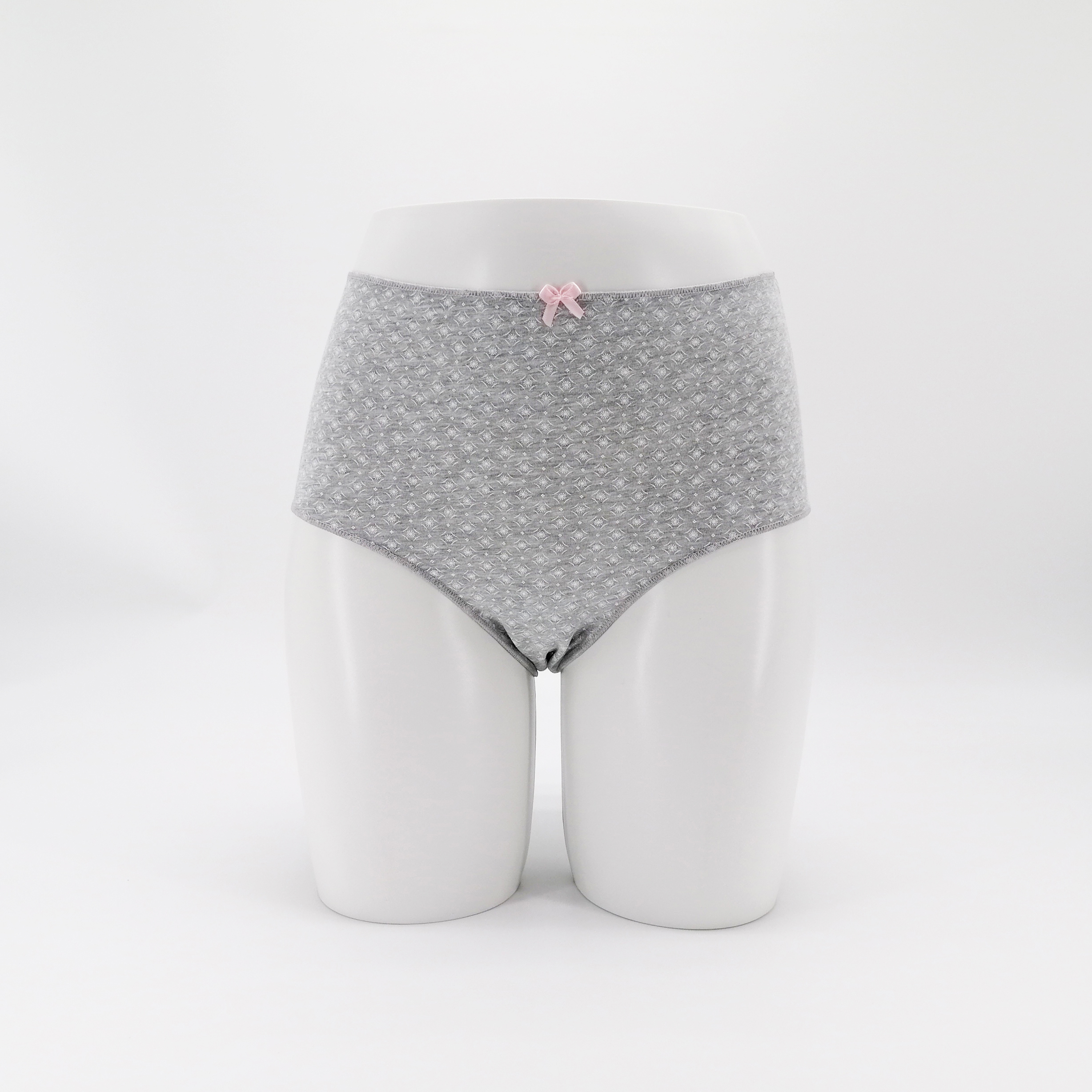 OEM ODM Floral Pattern Customize Print Comfort Cotton Women Briefs High Waist