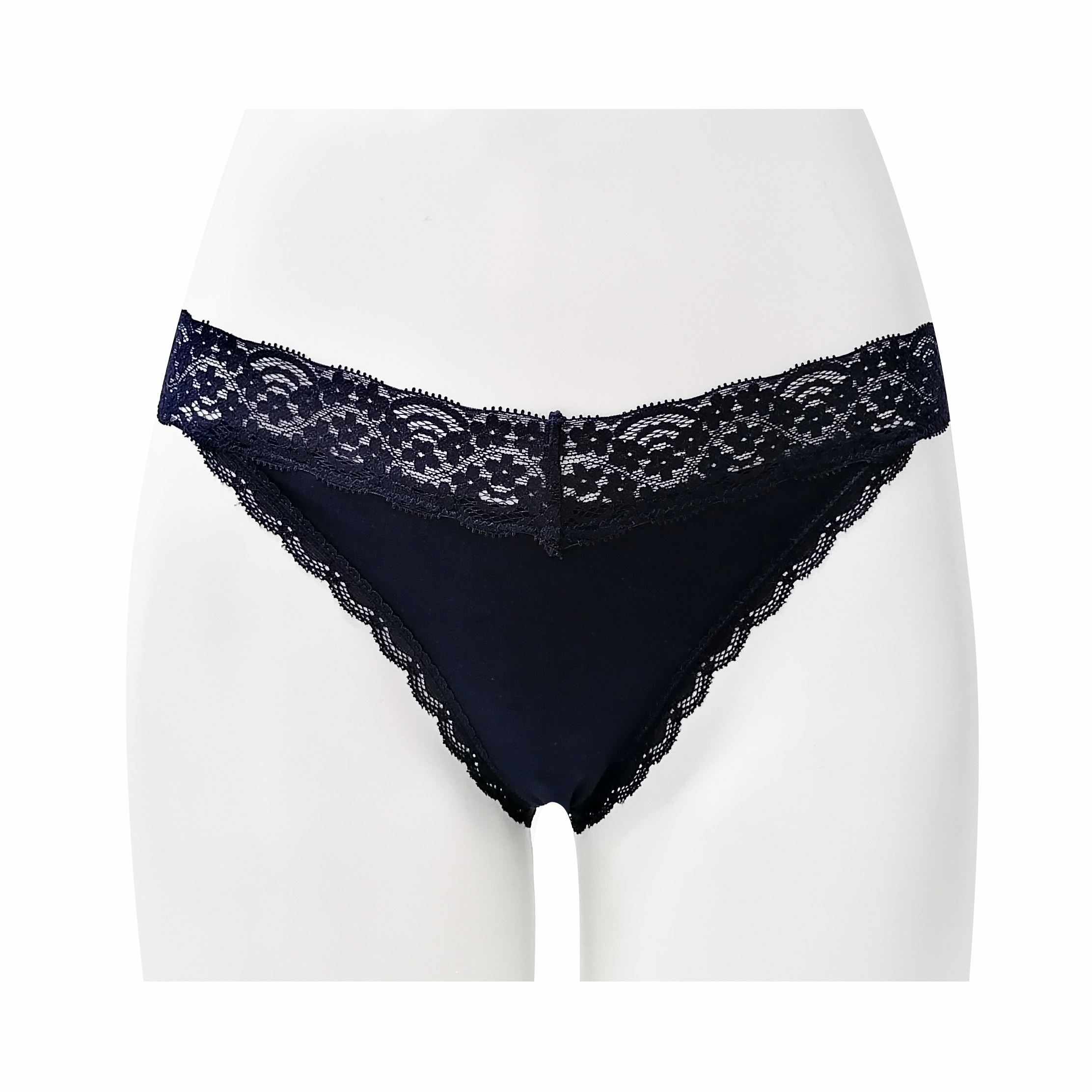 Lace Elastic Waistband Sexy Ladies Thongs Brazilian Underwear 