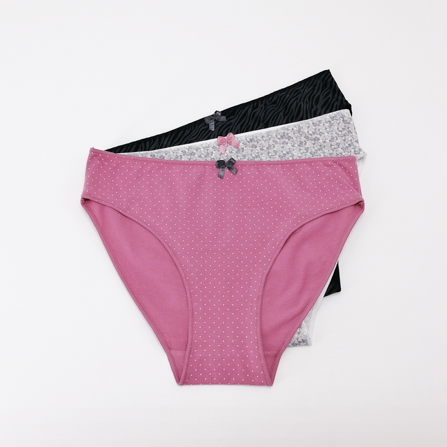 OEM ODM Flower Print Soft Cotton Ladies Bikini