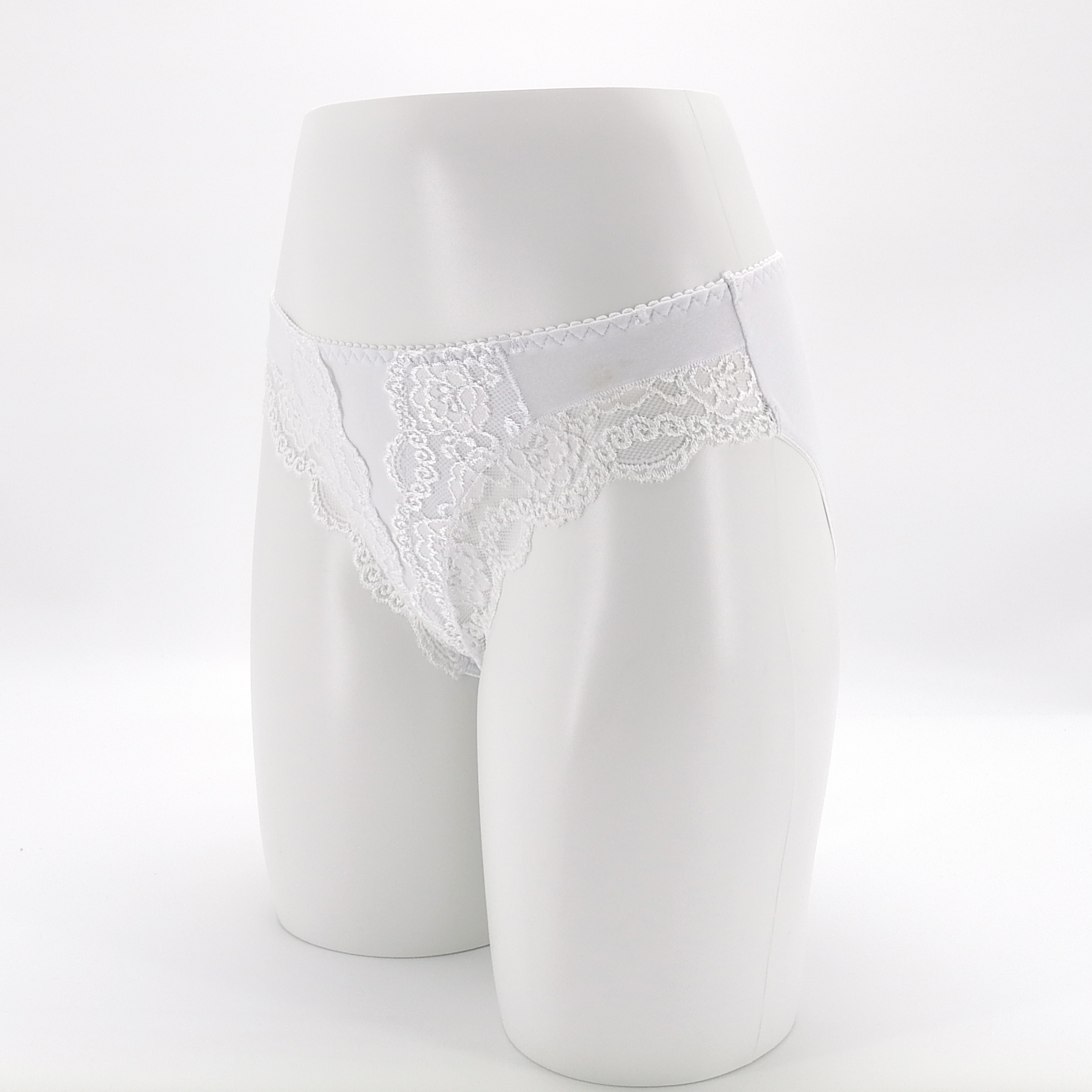 Lace Design Cotton Elastane Women Underwear High Waist