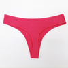 Multi Color Cotton Spandex Ladies Thongs Customize Personal Logo