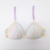 Sexy Lace Bra Sets with Cup Transparent Breathable Cotton Customize Logo Lady Lingerie