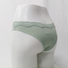 Customize Nylon Elastane Silk Fabric Women Panties Lace Design