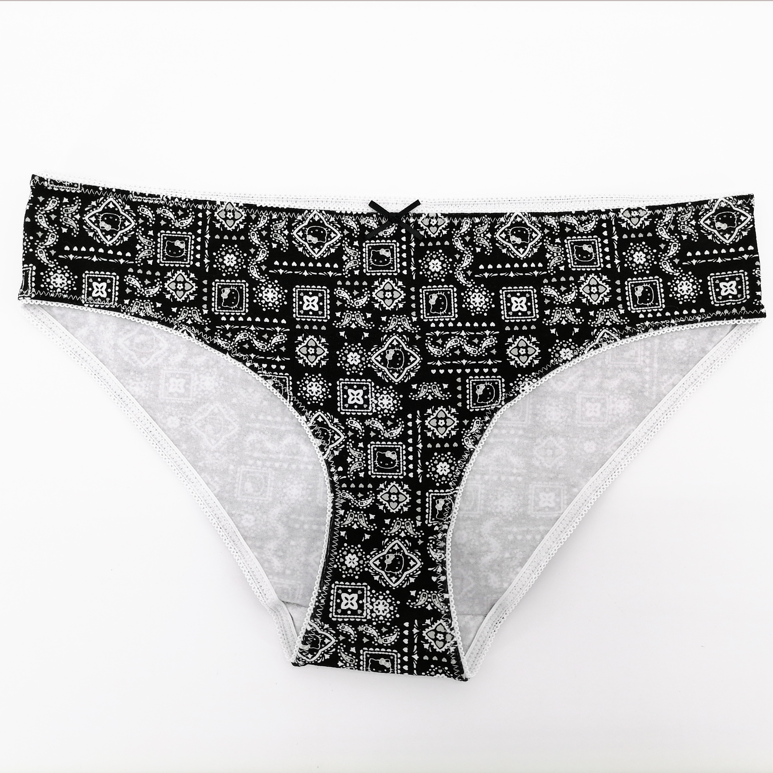 All over Print Cotton Elastane Ladies Bikini Underwear