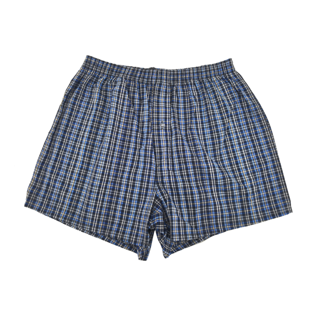 OEM Woven men underwear loose-fitting design cotton boxer shorts