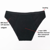 OEM ODM Customize Large Capacity Nylon Spandex Women Period Underwear